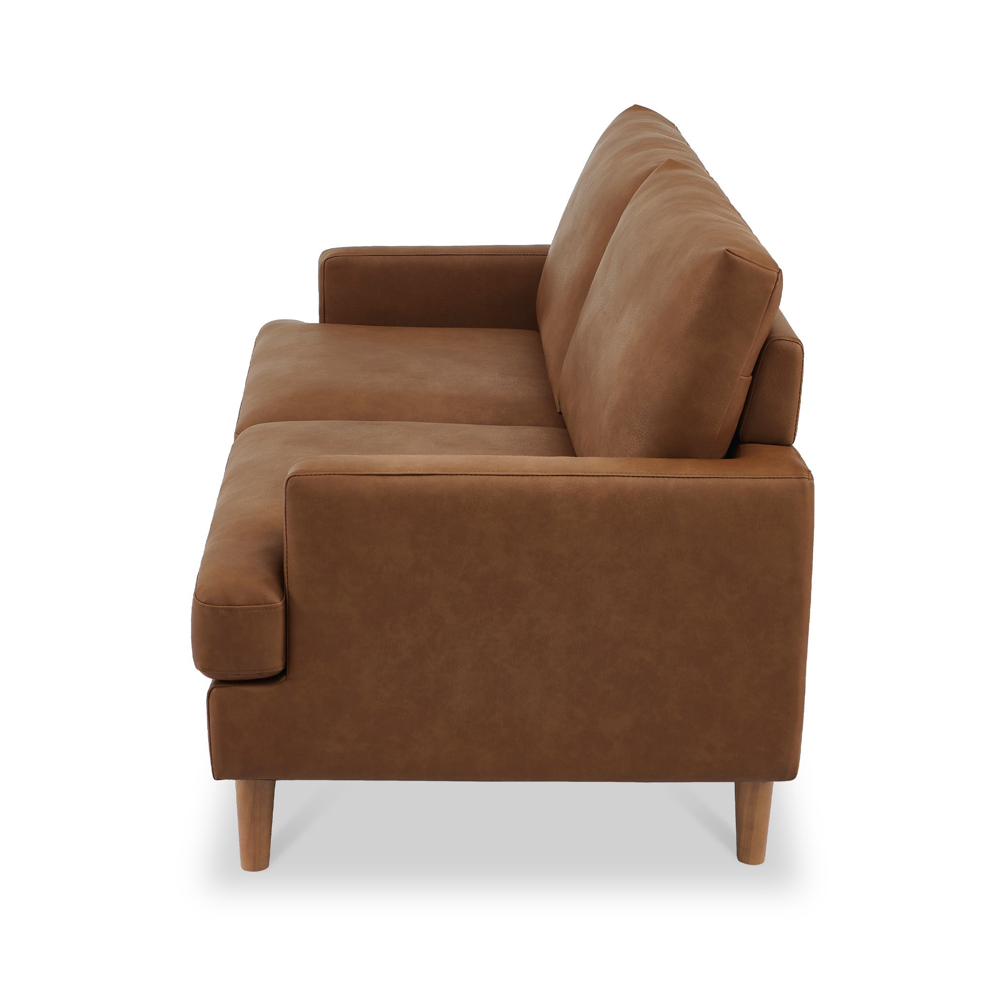 Max Faux Leather 3 Seater Sofa