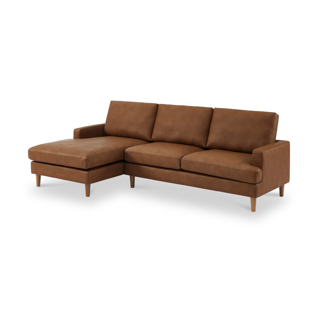 Max Faux Leather Corner Chaise Sofa