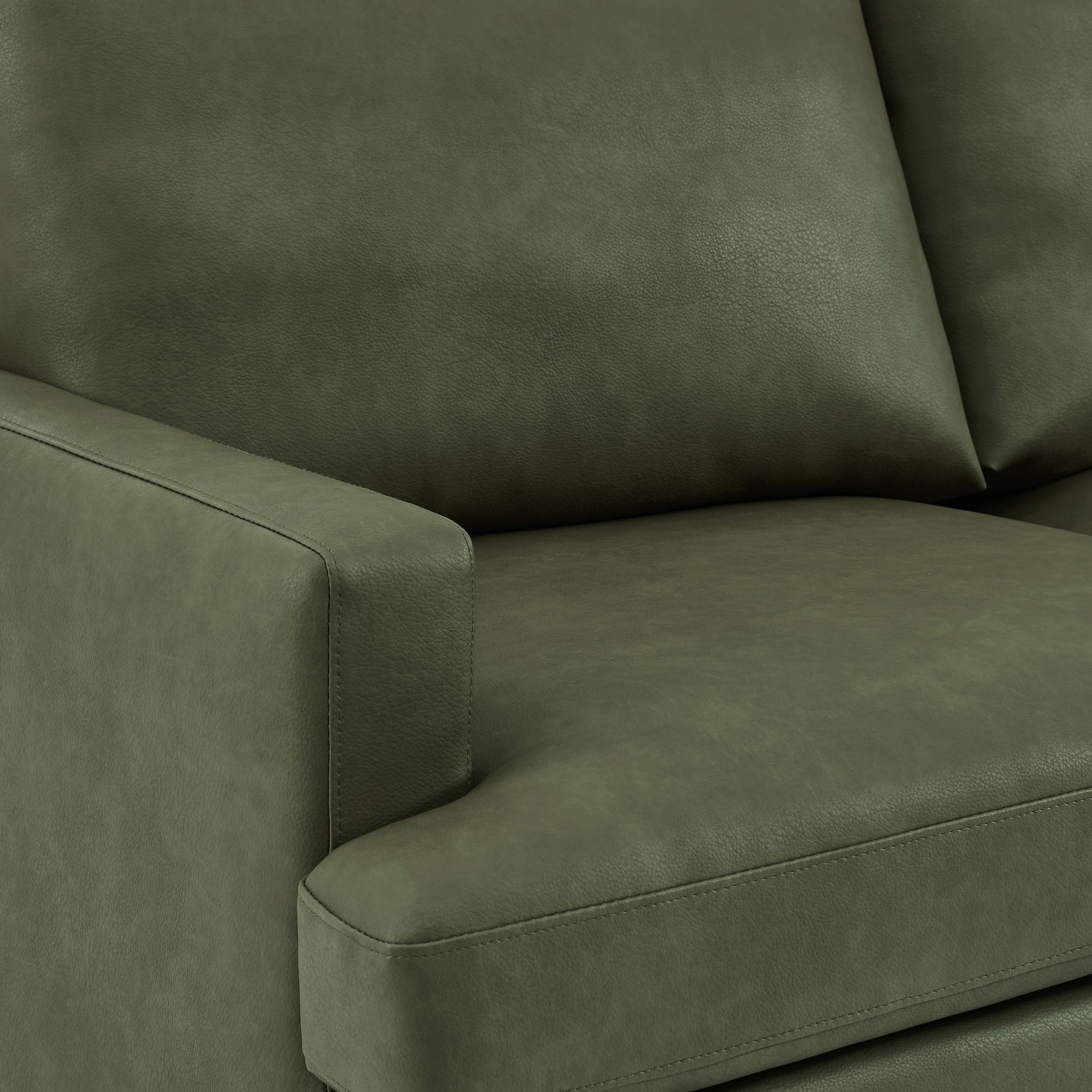 Max Faux Leather Corner Chaise Sofa