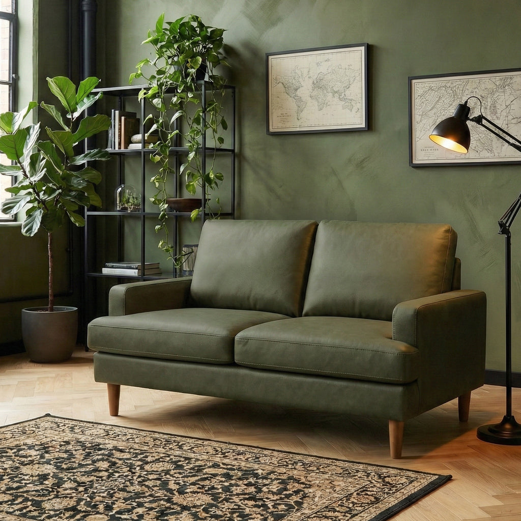 Max Faux Leather 2 Seater Sofa