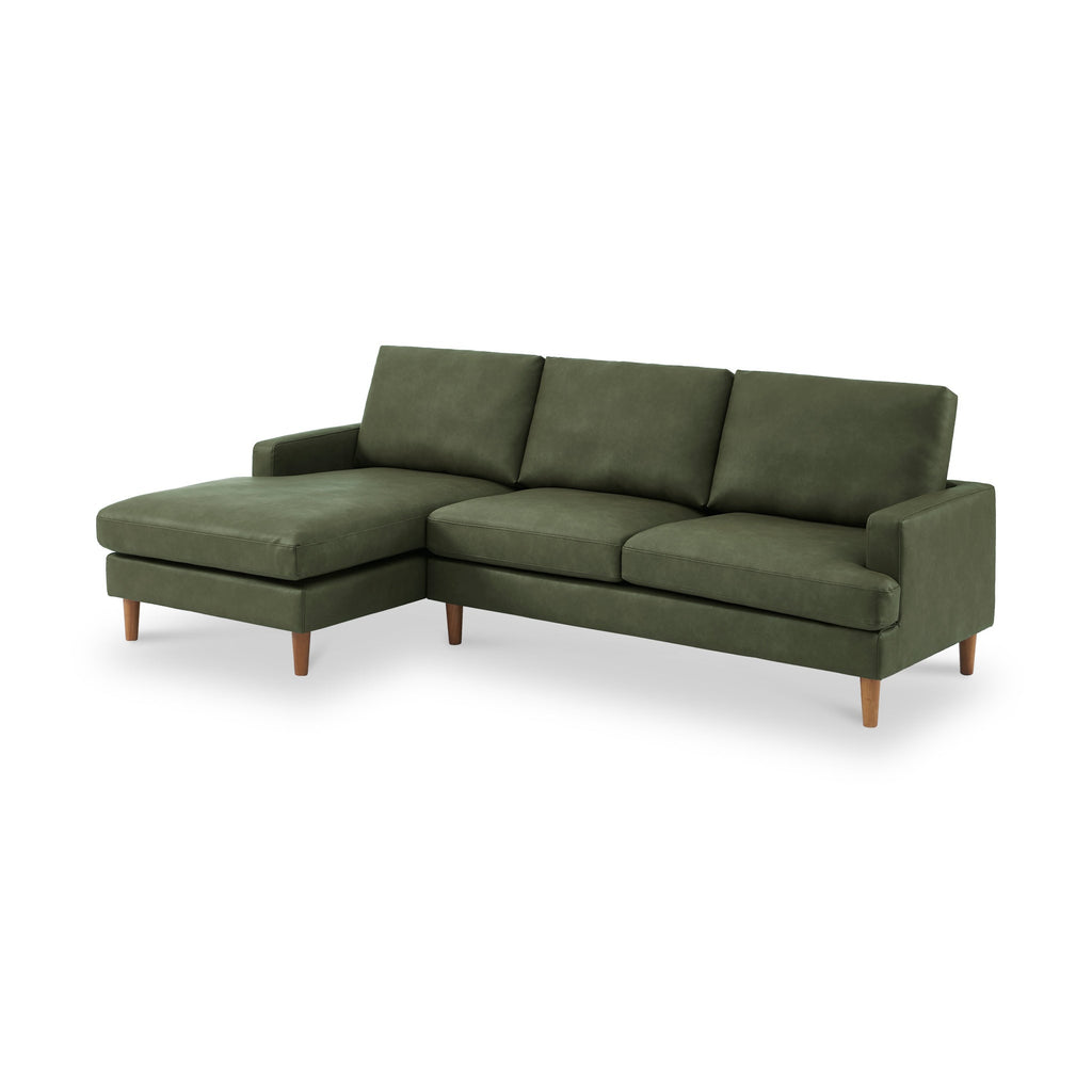 Max Faux Leather Corner Chaise Sofa