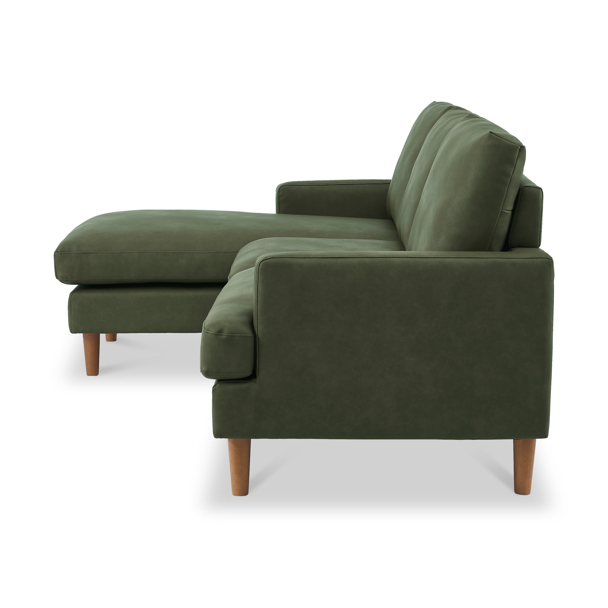 Max Faux Leather Corner Chaise Sofa