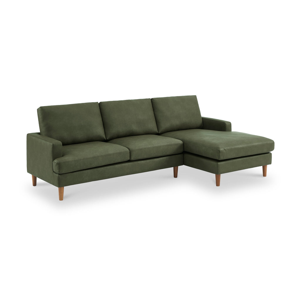 Max Faux Leather Corner Chaise Sofa