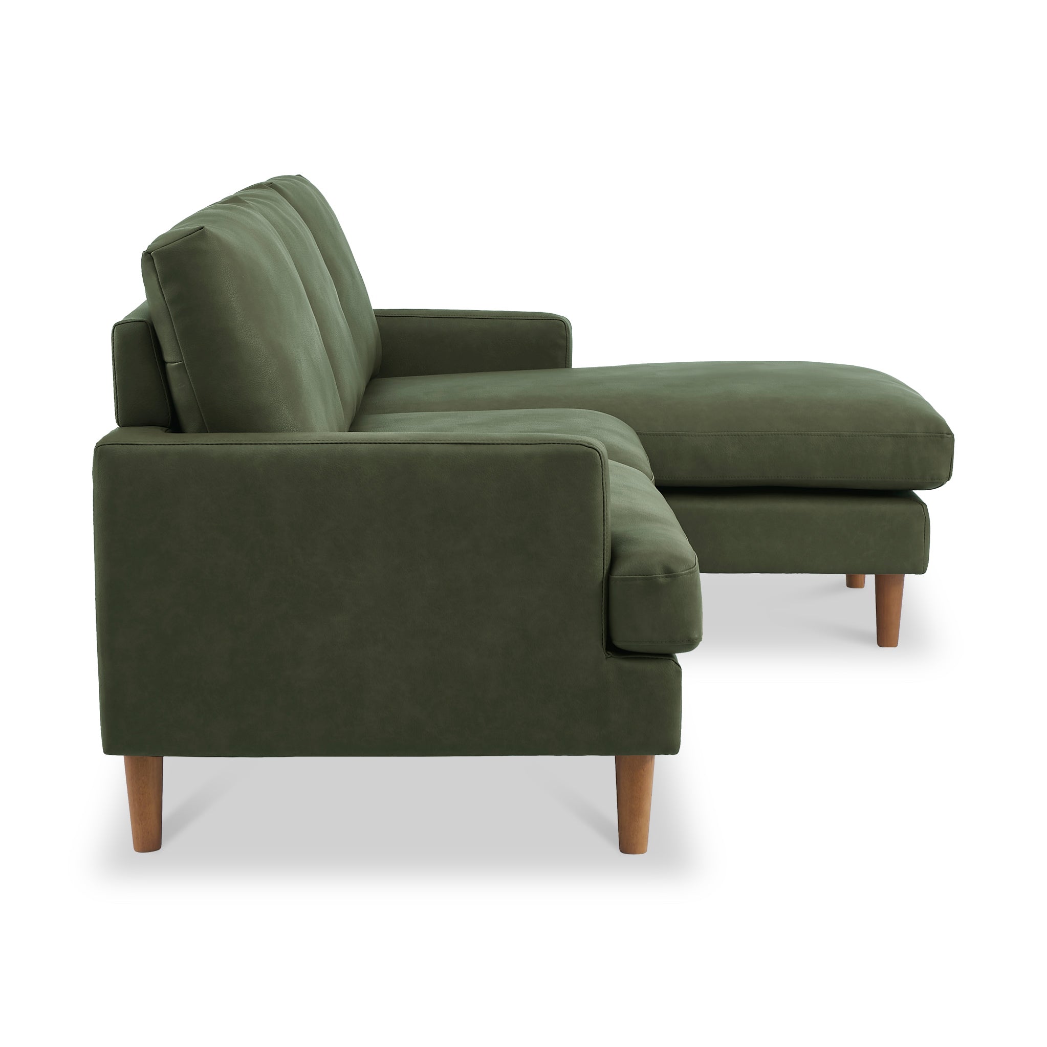Max Faux Leather Corner Chaise Sofa