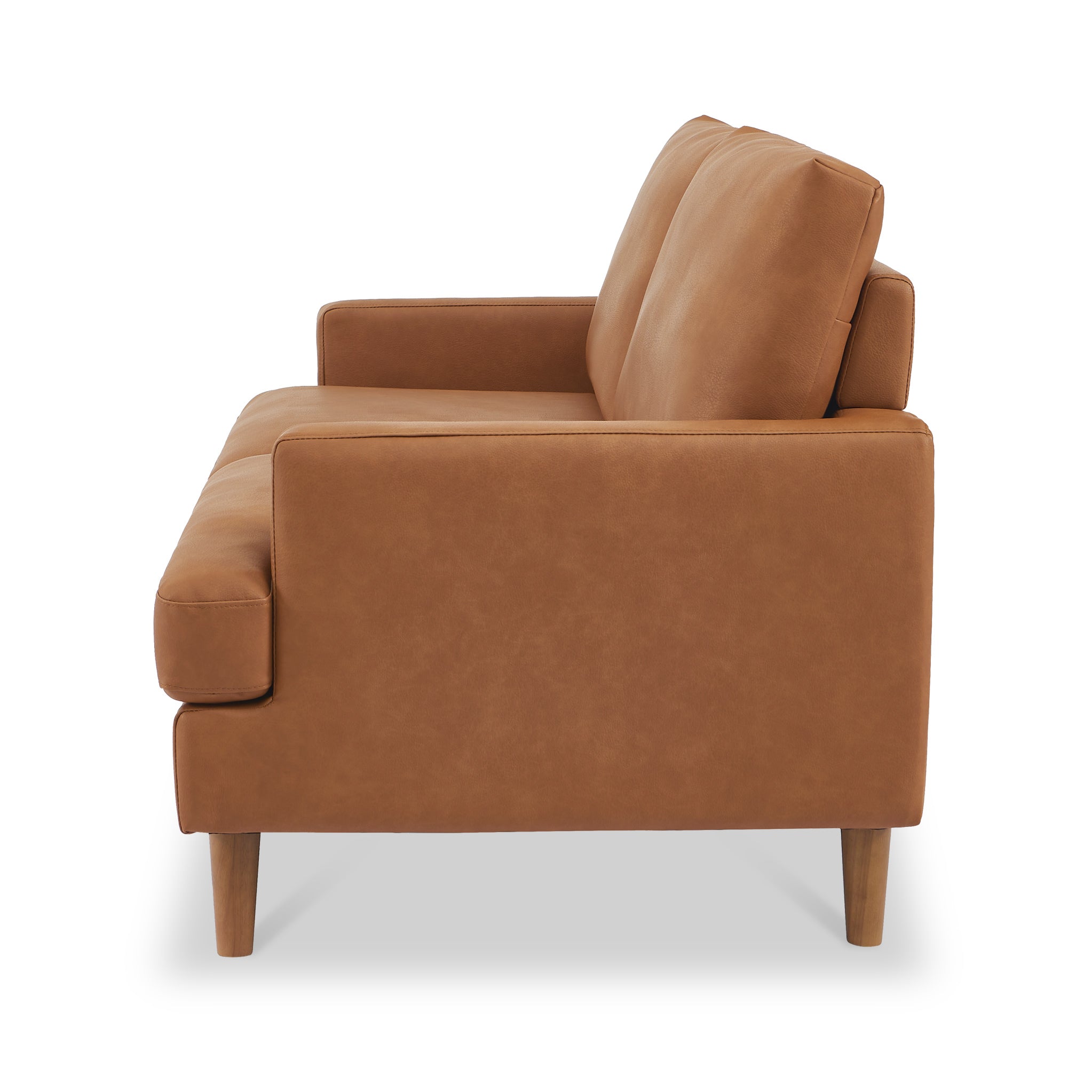 Max Faux Leather 3 Seater Sofa