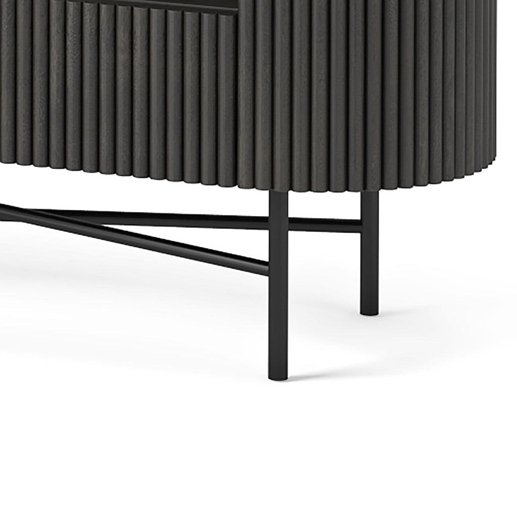 Milo Mango & Marble Fluted TV Media Unit