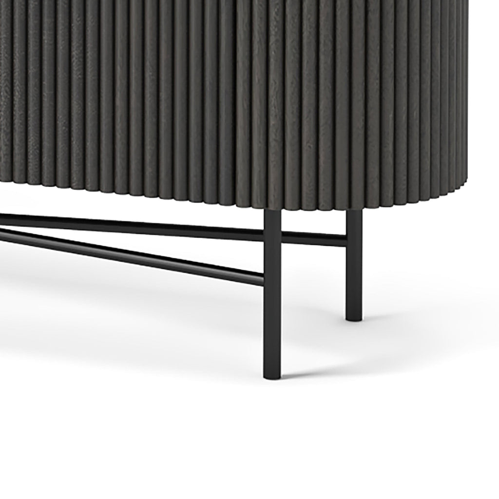 Milo Mango & Marble Fluted Extra Large TV Media Unit