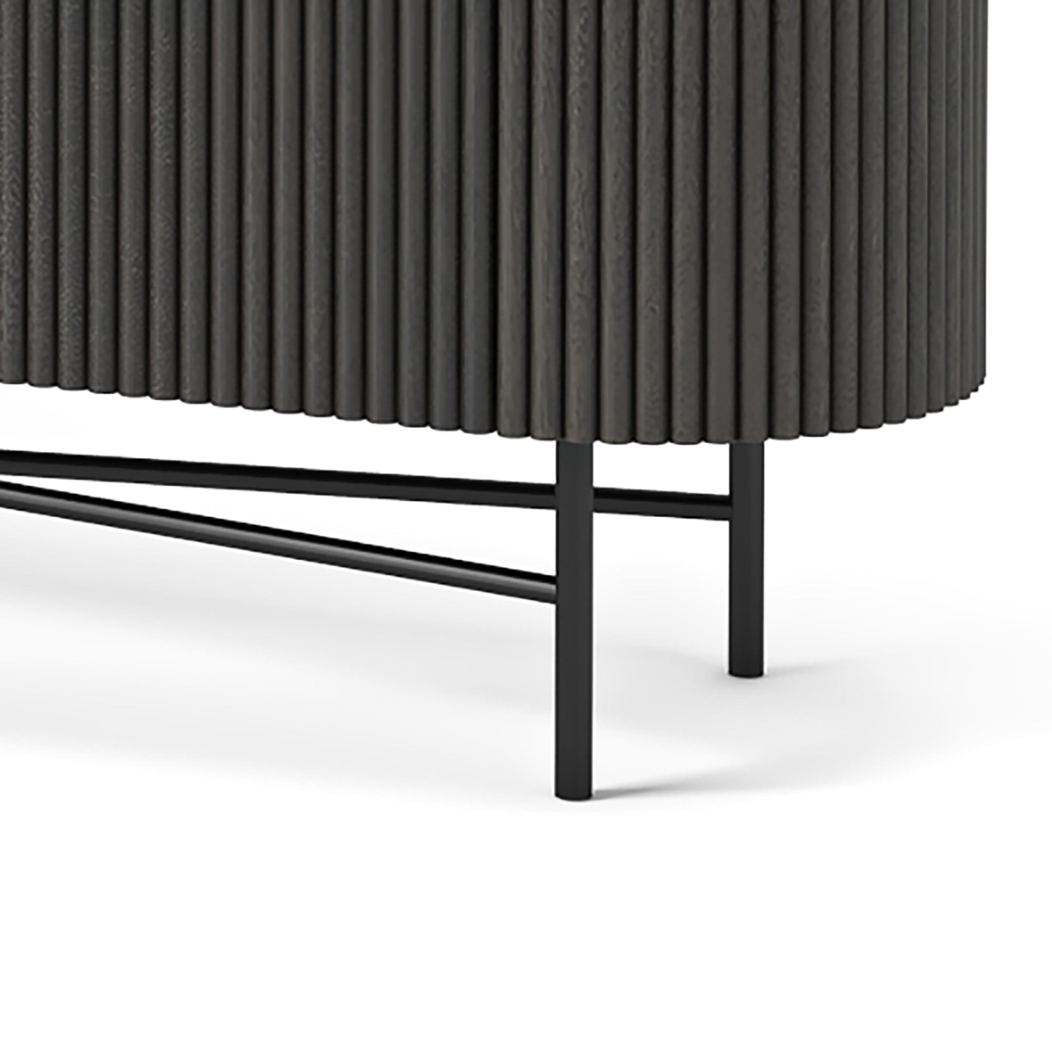 Milo Mango & Marble Fluted Extra Large TV Media Unit