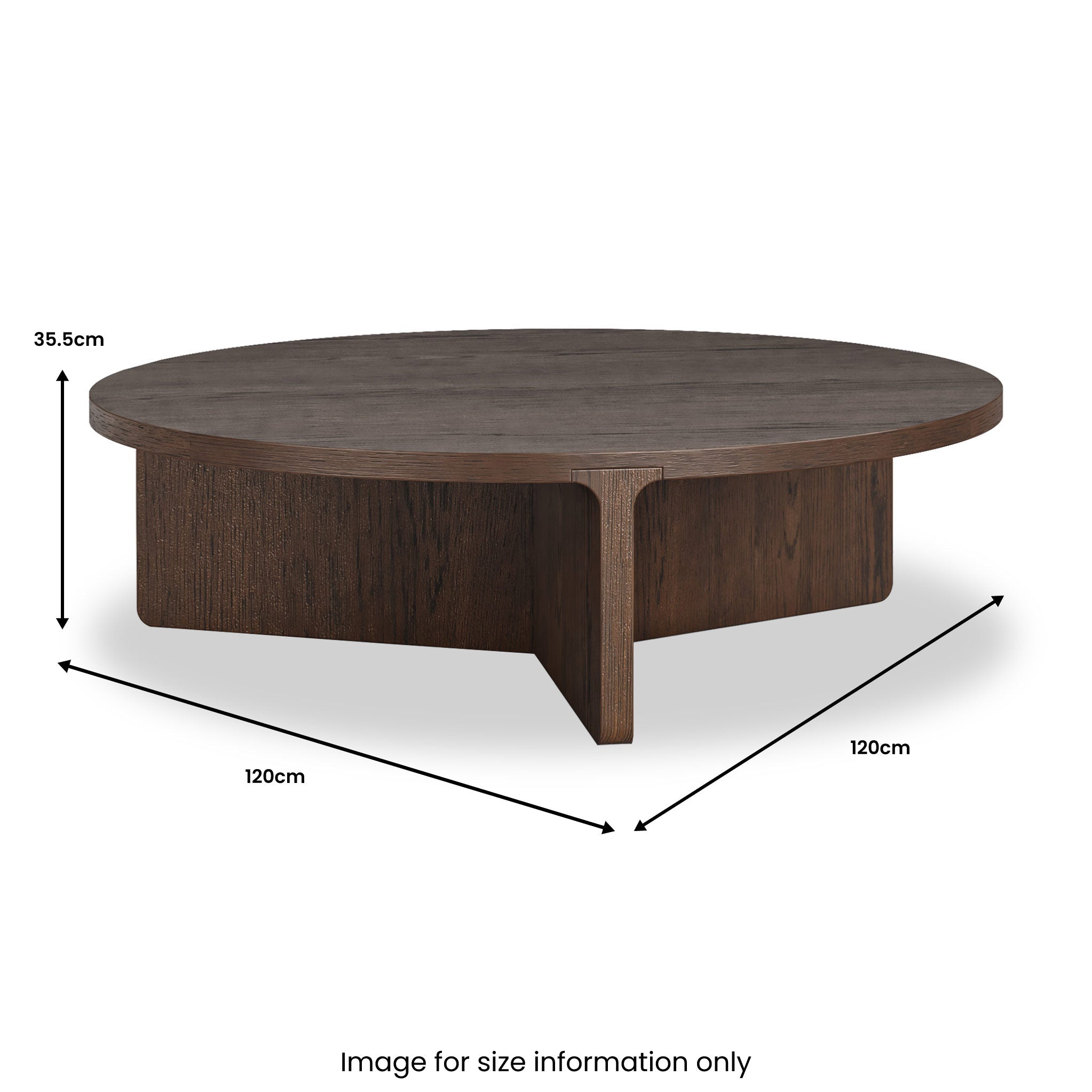 Mylor Oak Large Round Coffee Table