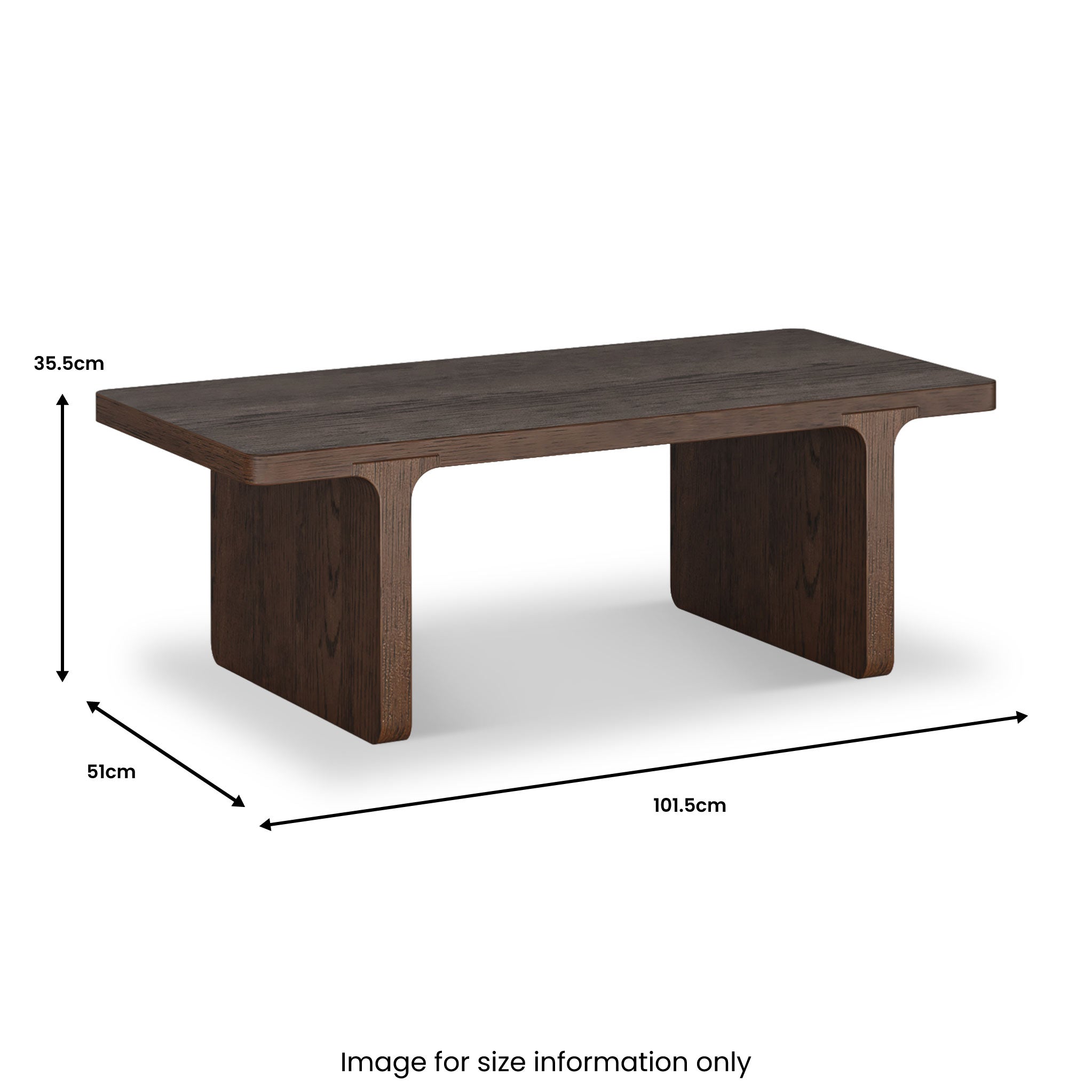 Mylor Oak Rectangular Coffee Table