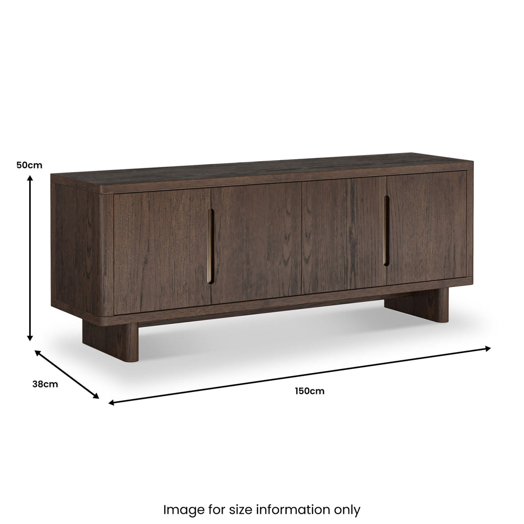 Mylor Oak 150cm TV Unit