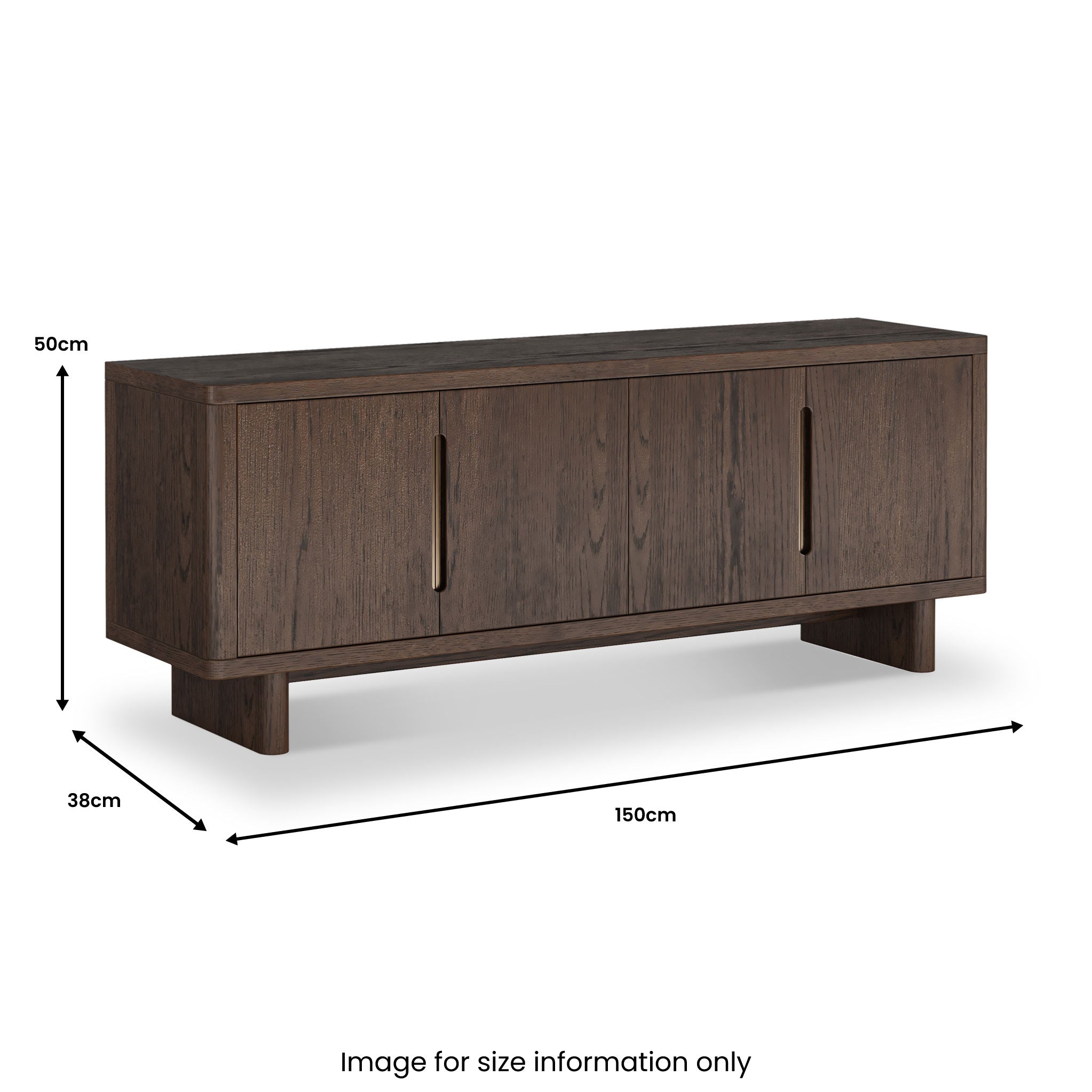 Mylor Oak 150cm TV Unit