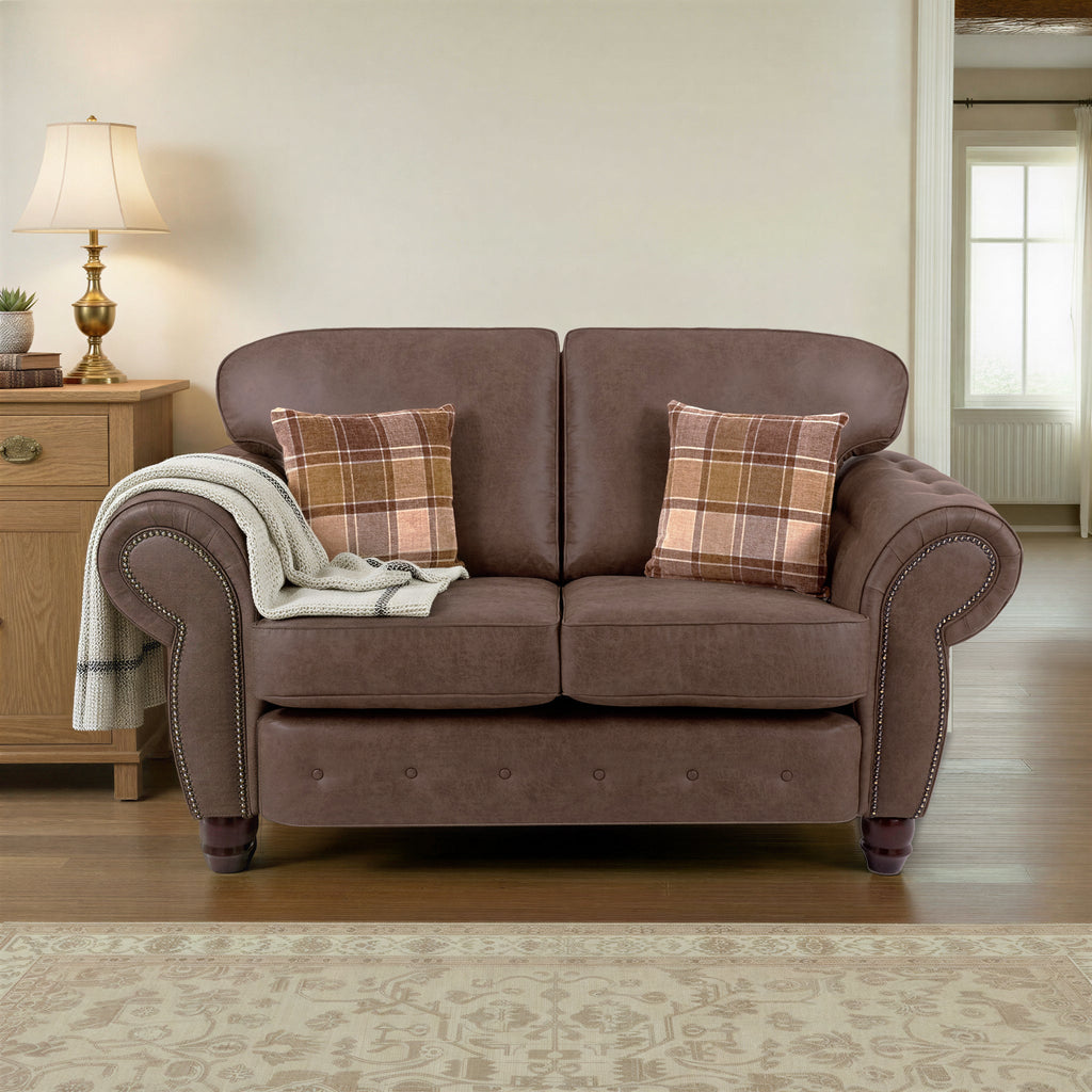 Ashford Faux Leather 2 Seater Sofa