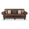 Ashford Faux Leather 4 Seater Sofa