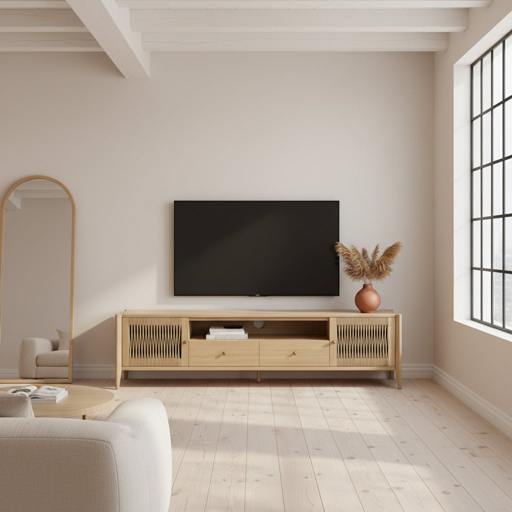 Harborough Oak 200cm TV Unit