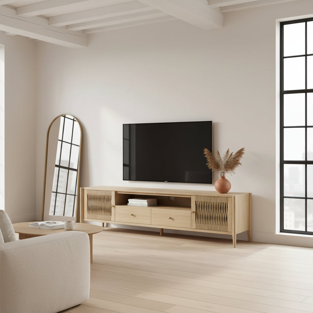 Harborough Oak 200cm TV Unit