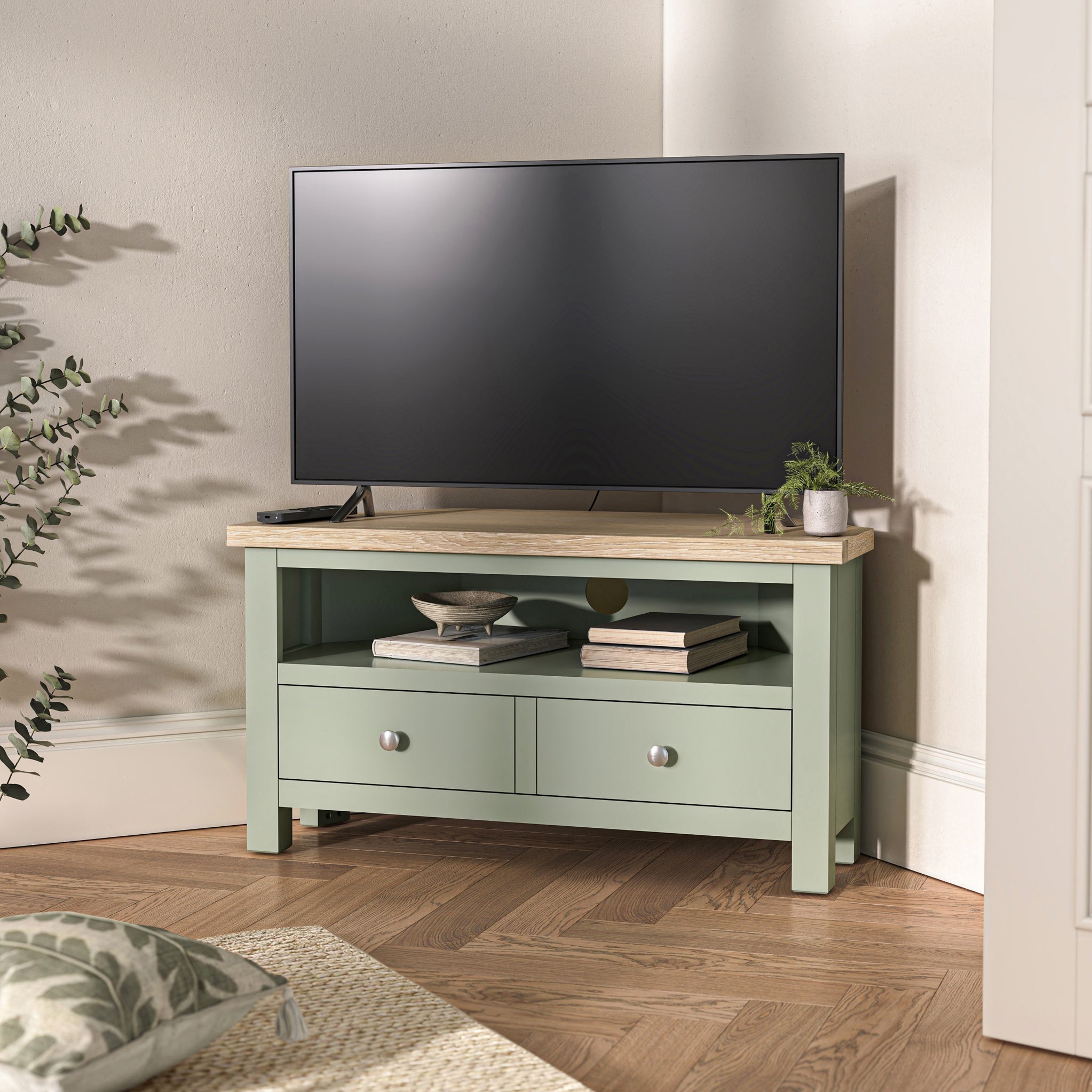 Farro Corner TV Stand