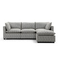 Hampton 3 Seater Boucle Chaise Sofa