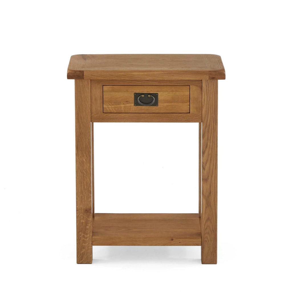 Zelah Oak Telephone Table