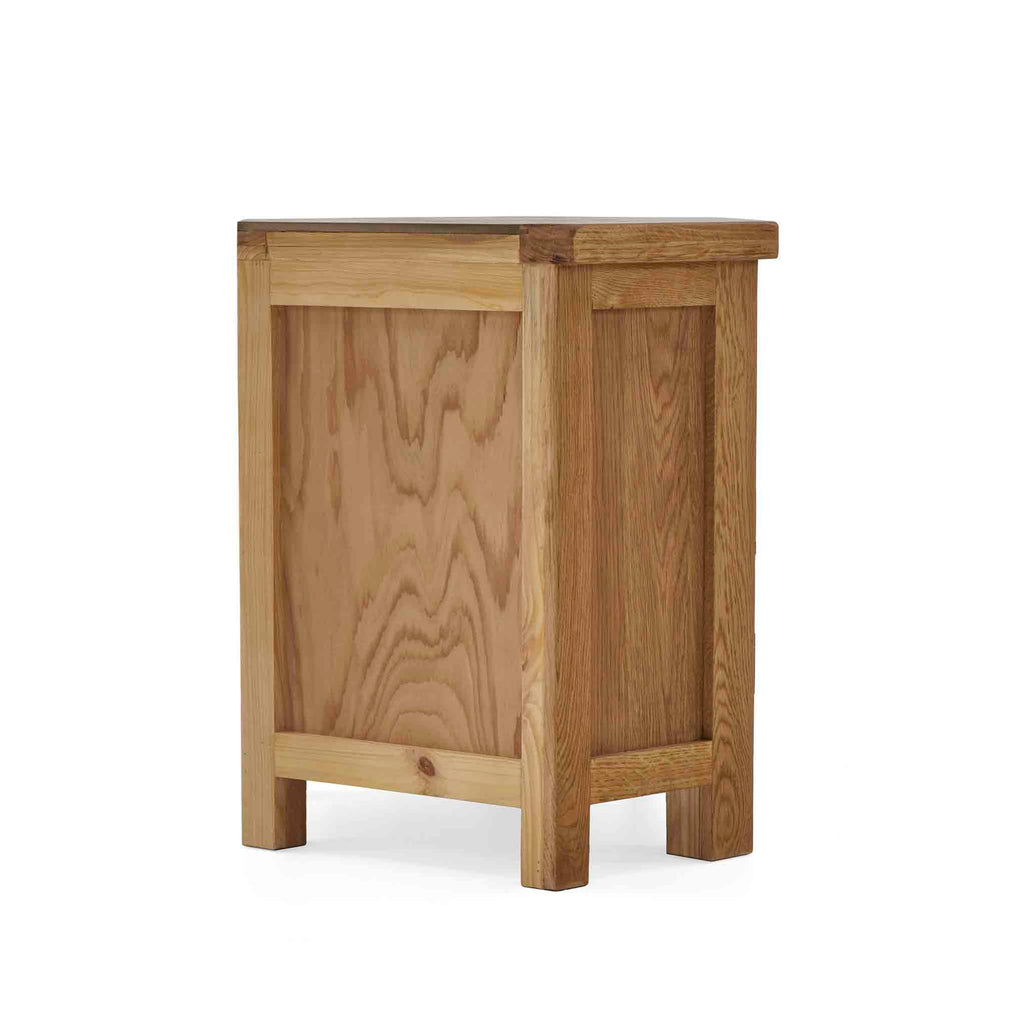Zelah Oak Corner TV Stand