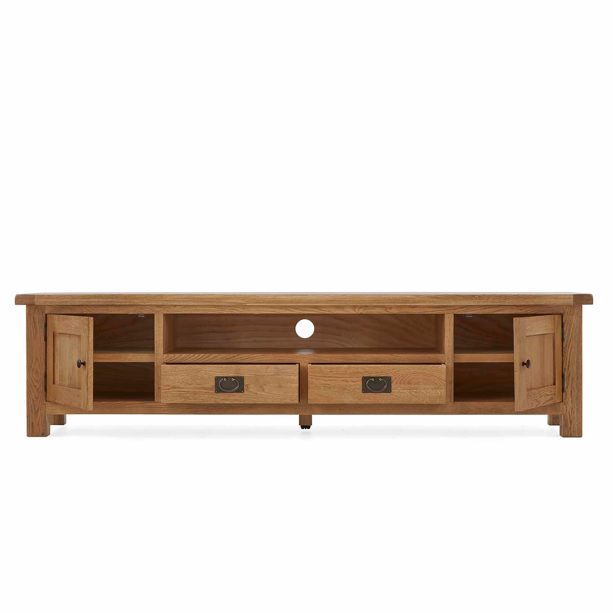 Zelah Oak Extra Wide TV Unit 200cm