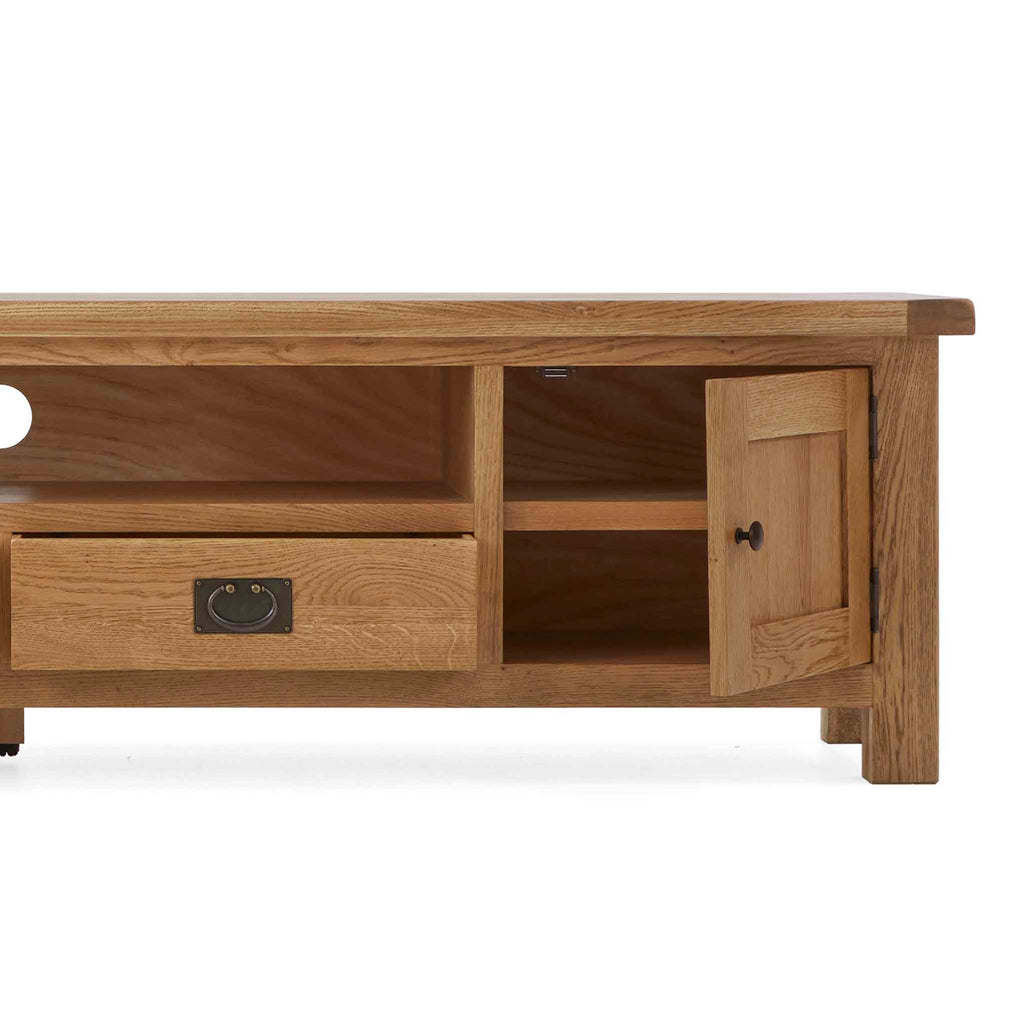 Zelah Oak Extra Wide TV Unit 200cm