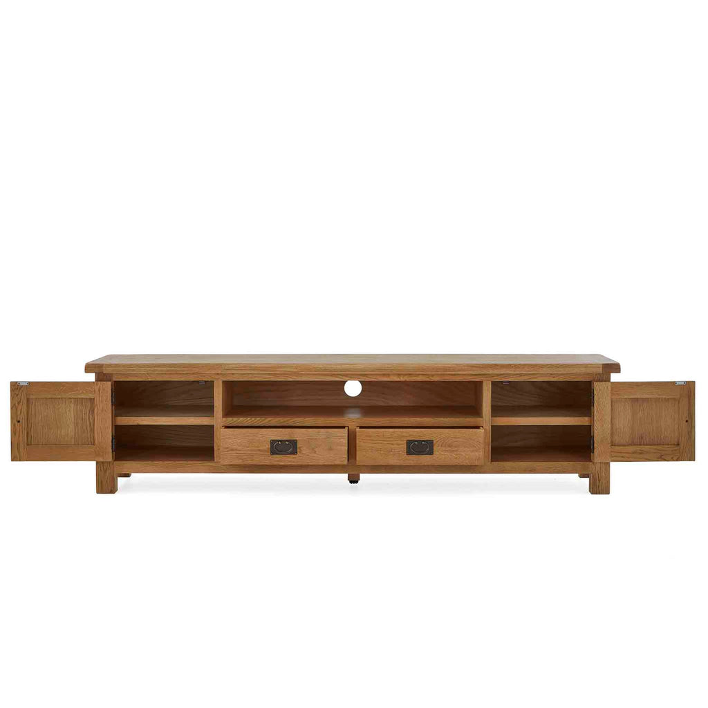 Zelah Oak Extra Wide TV Unit 200cm