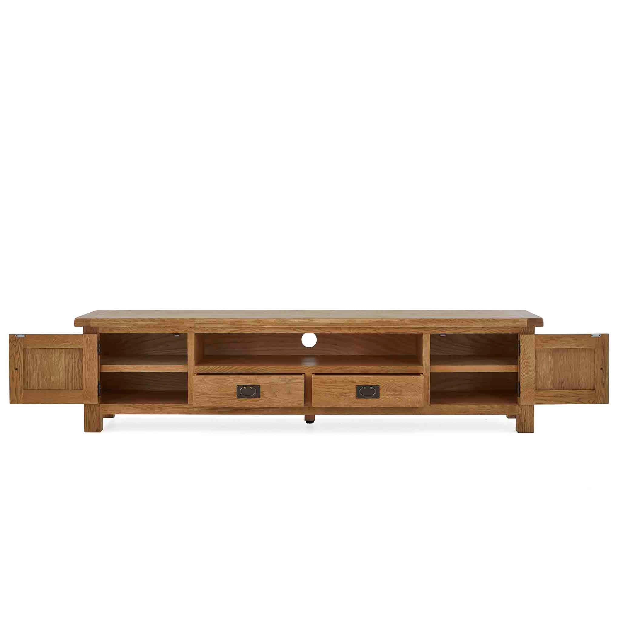 Zelah Oak Extra Wide TV Unit 200cm