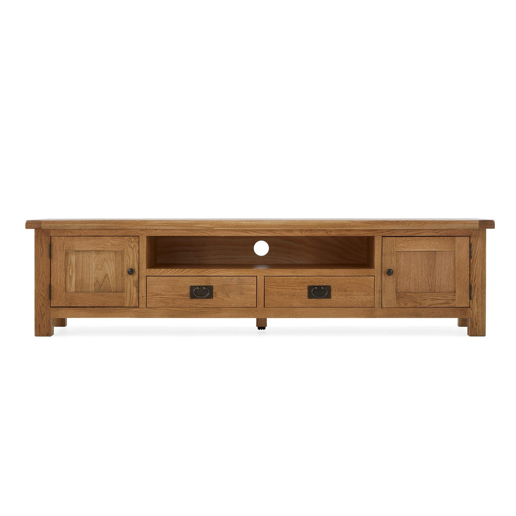 Zelah Oak Extra Wide TV Unit 200cm