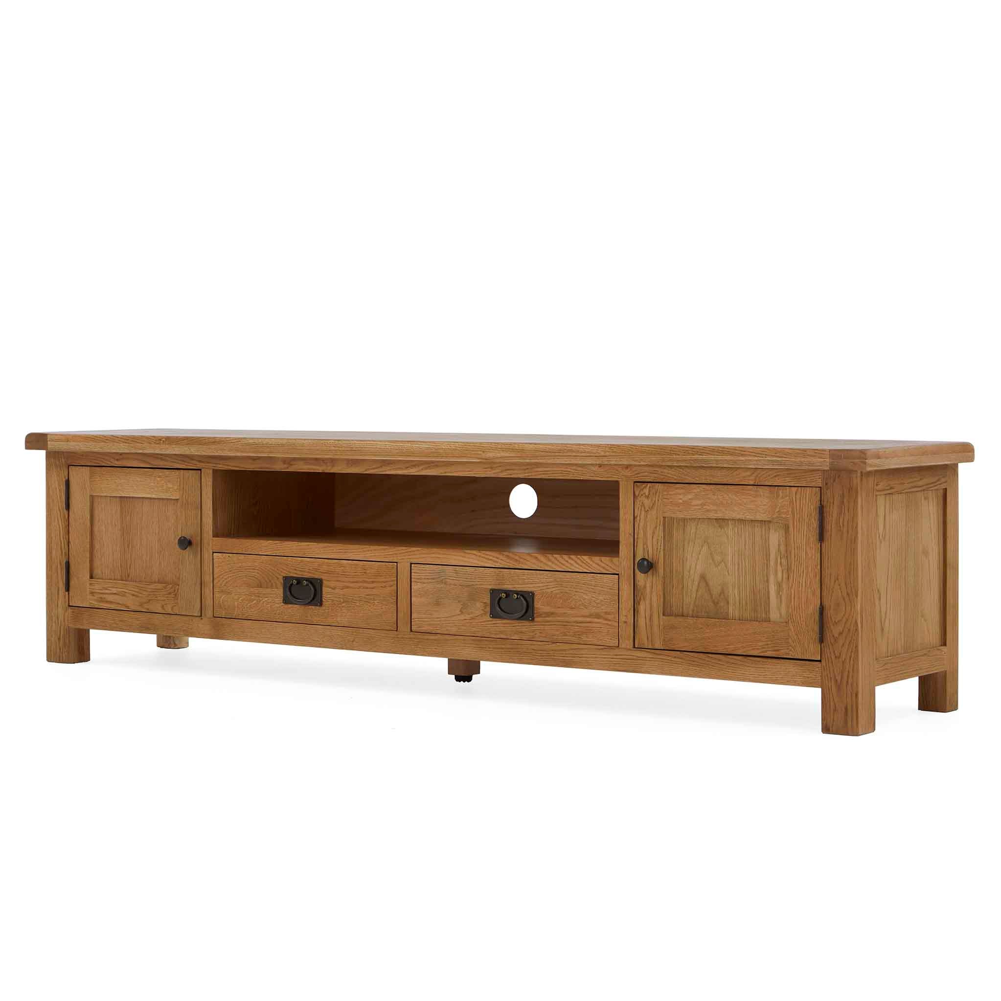 Zelah Oak Extra Wide TV Unit 200cm