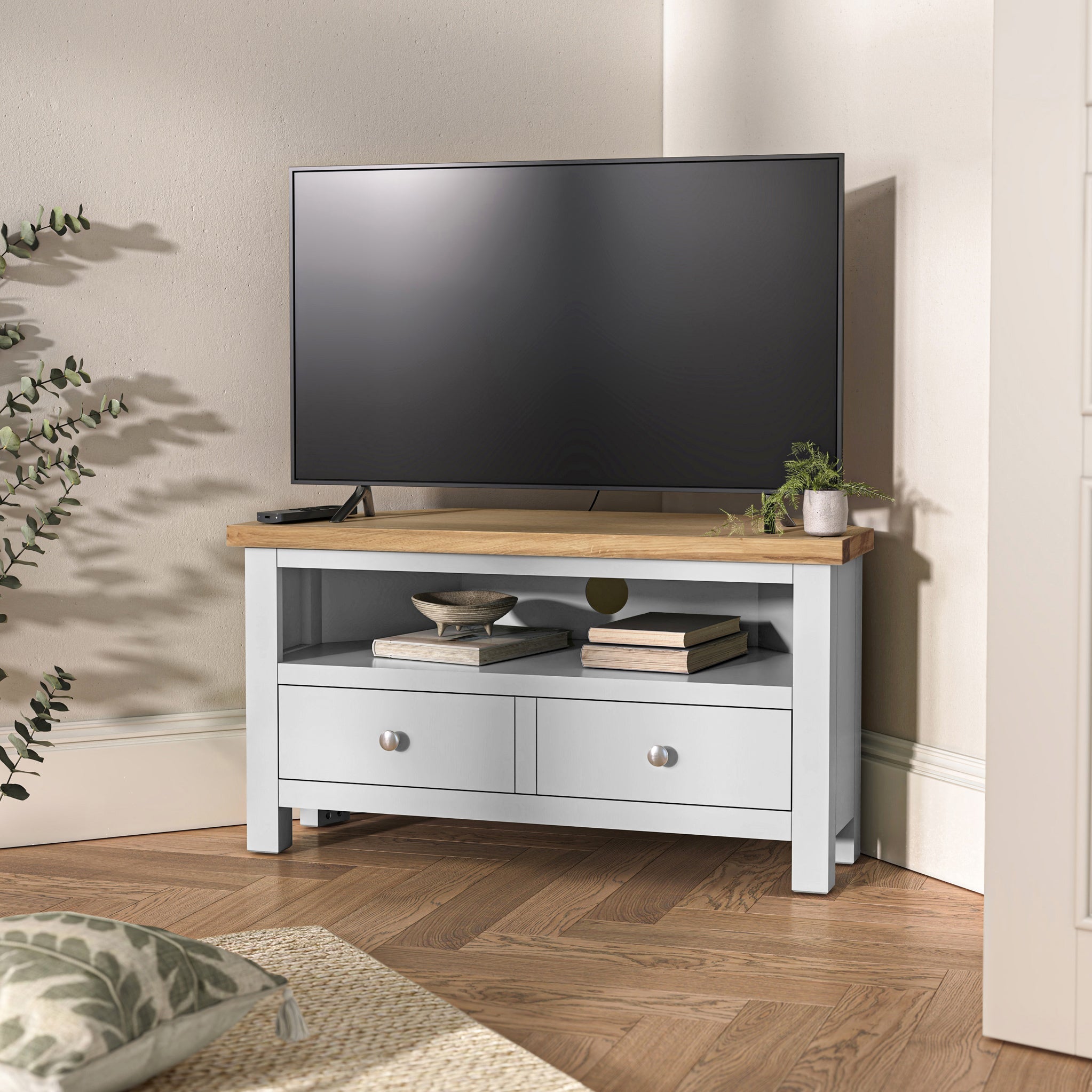 Farro Corner TV Stand