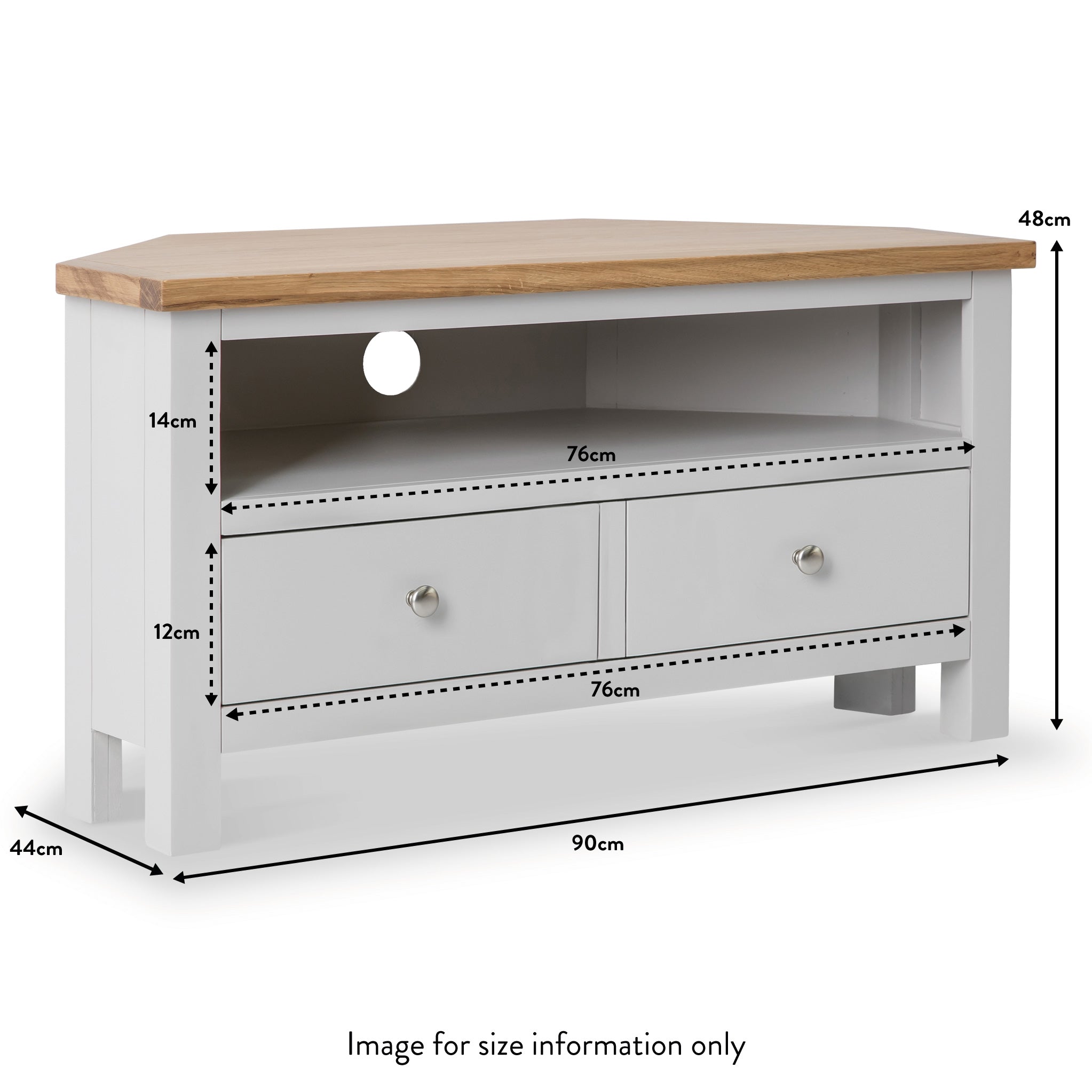 Farro Corner TV Stand