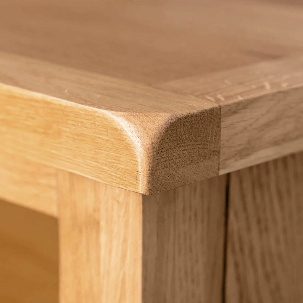 Surrey Oak Coffee Table with Baskets