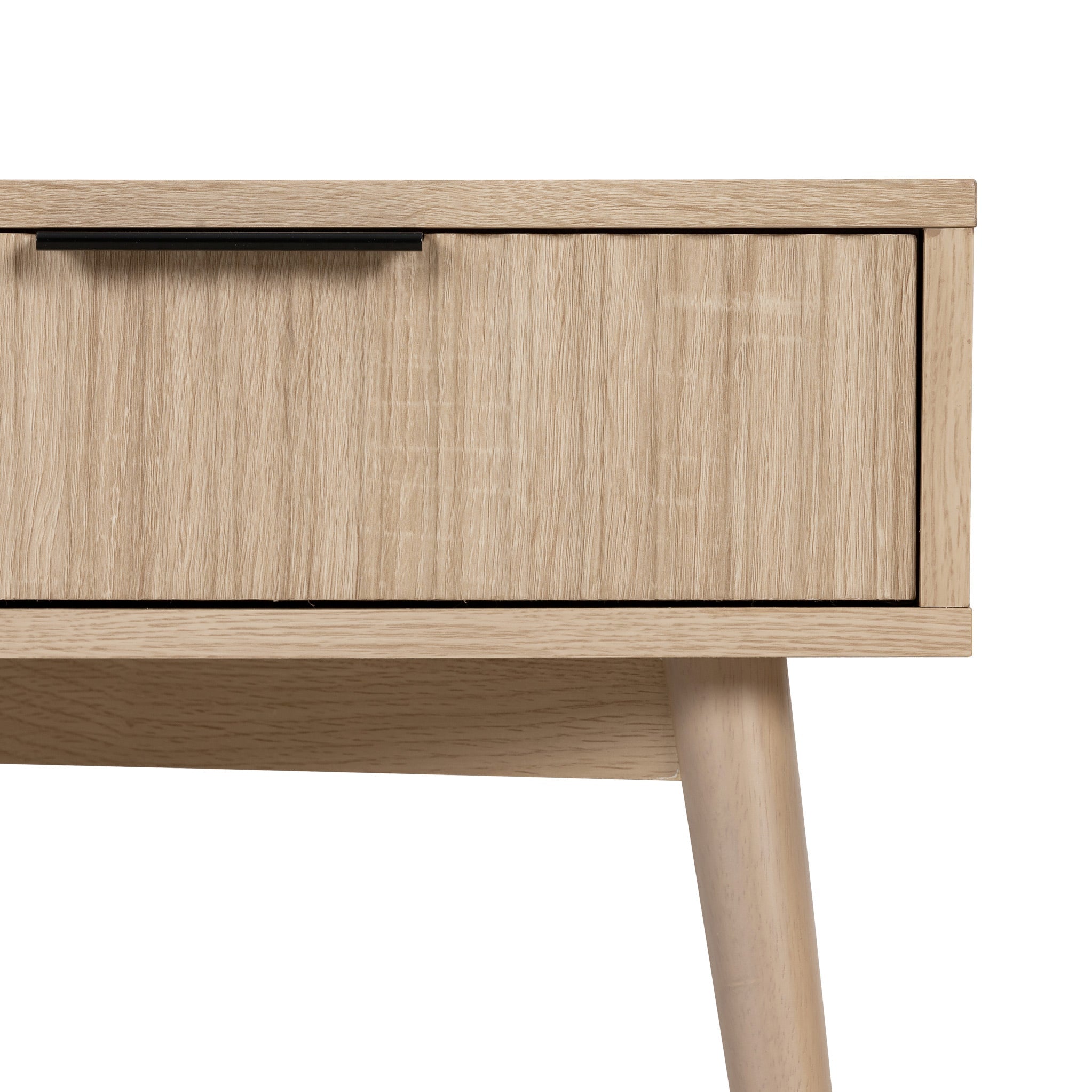 Jakob Oak 2 Drawer Grooved Coffee Table