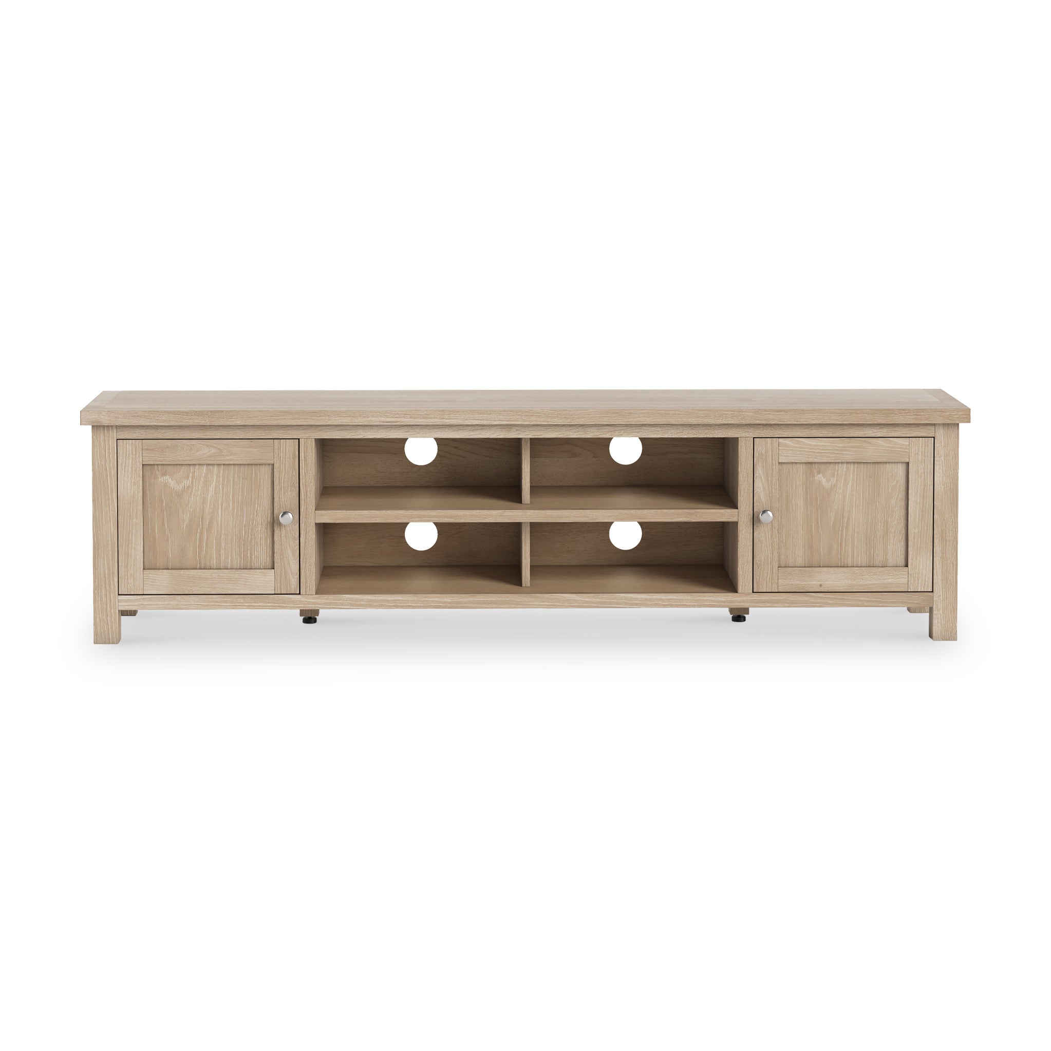 Farro Washed Oak 180cm Extra Wide TV Stand