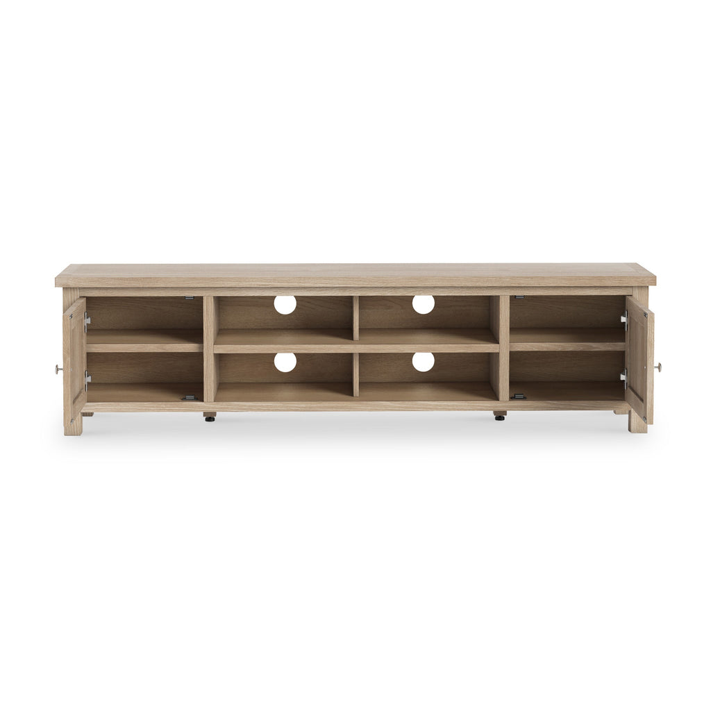 Farro Washed Oak 180cm Extra Wide TV Stand