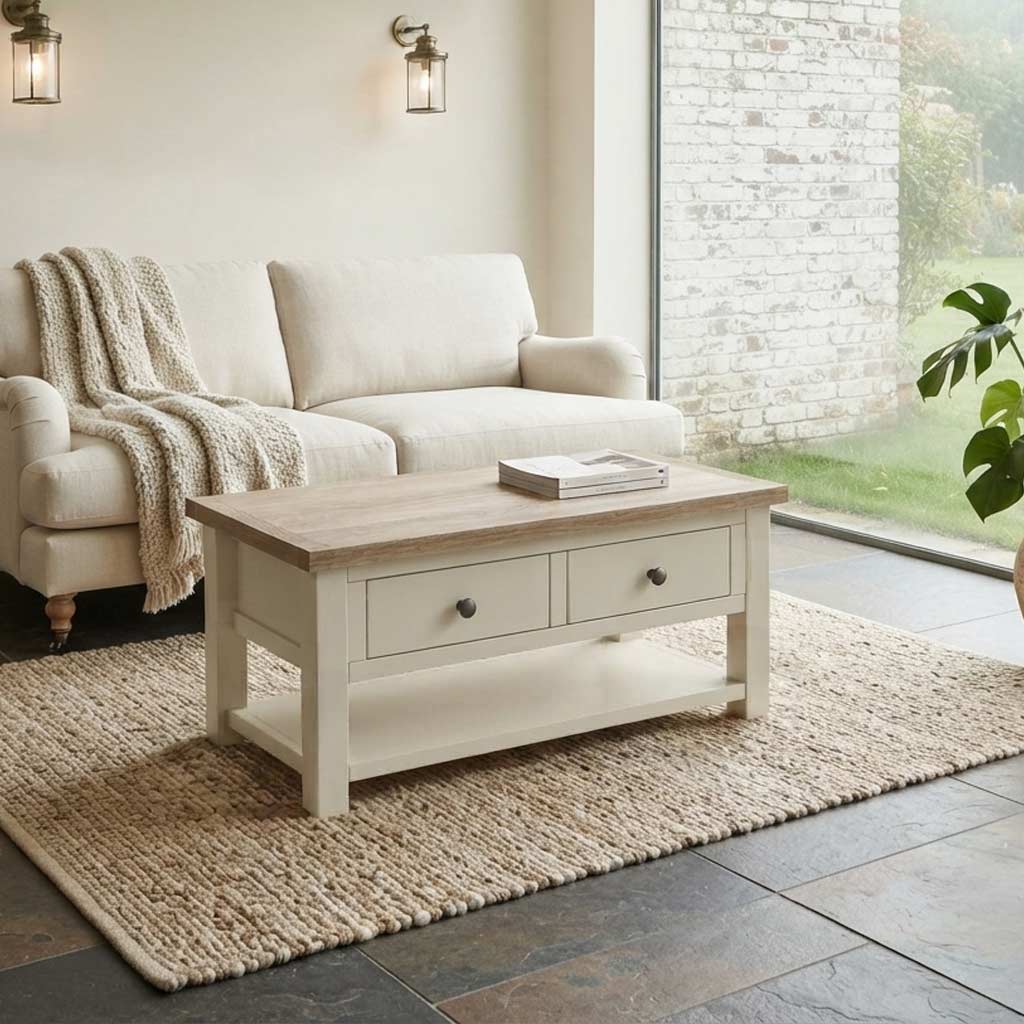 Trelan Coffee Table with Shelf