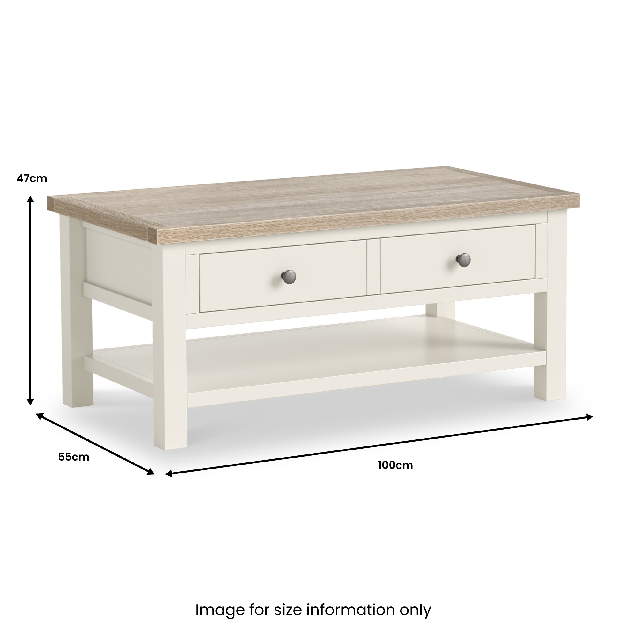 Trelan Coffee Table with Shelf