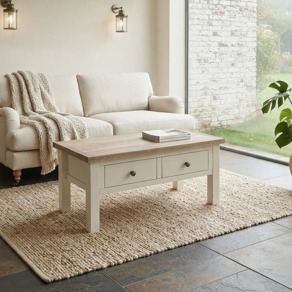 Trelan Coffee Table with Drawer