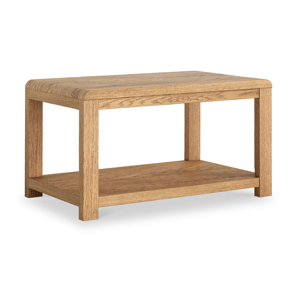 Penryn Oak Coffee Table with Shelf