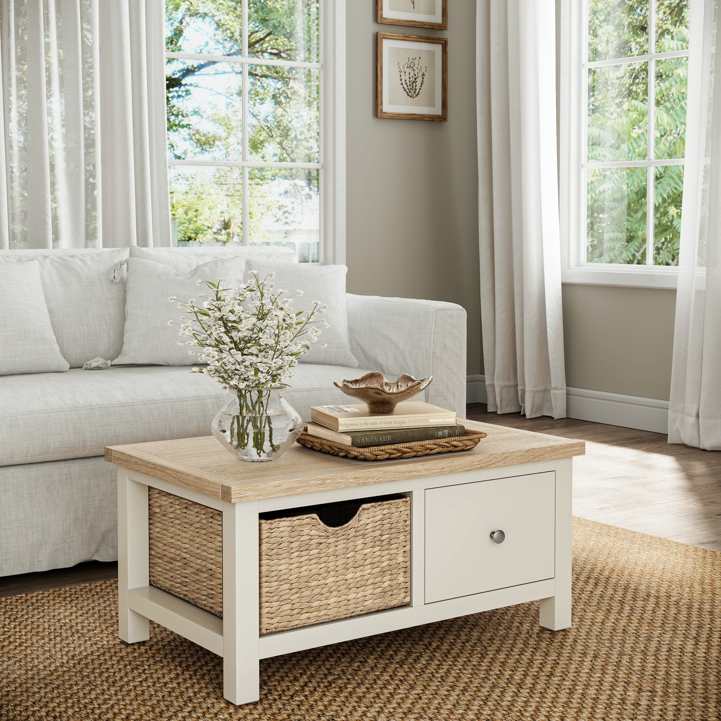 Farro Basket Coffee Table