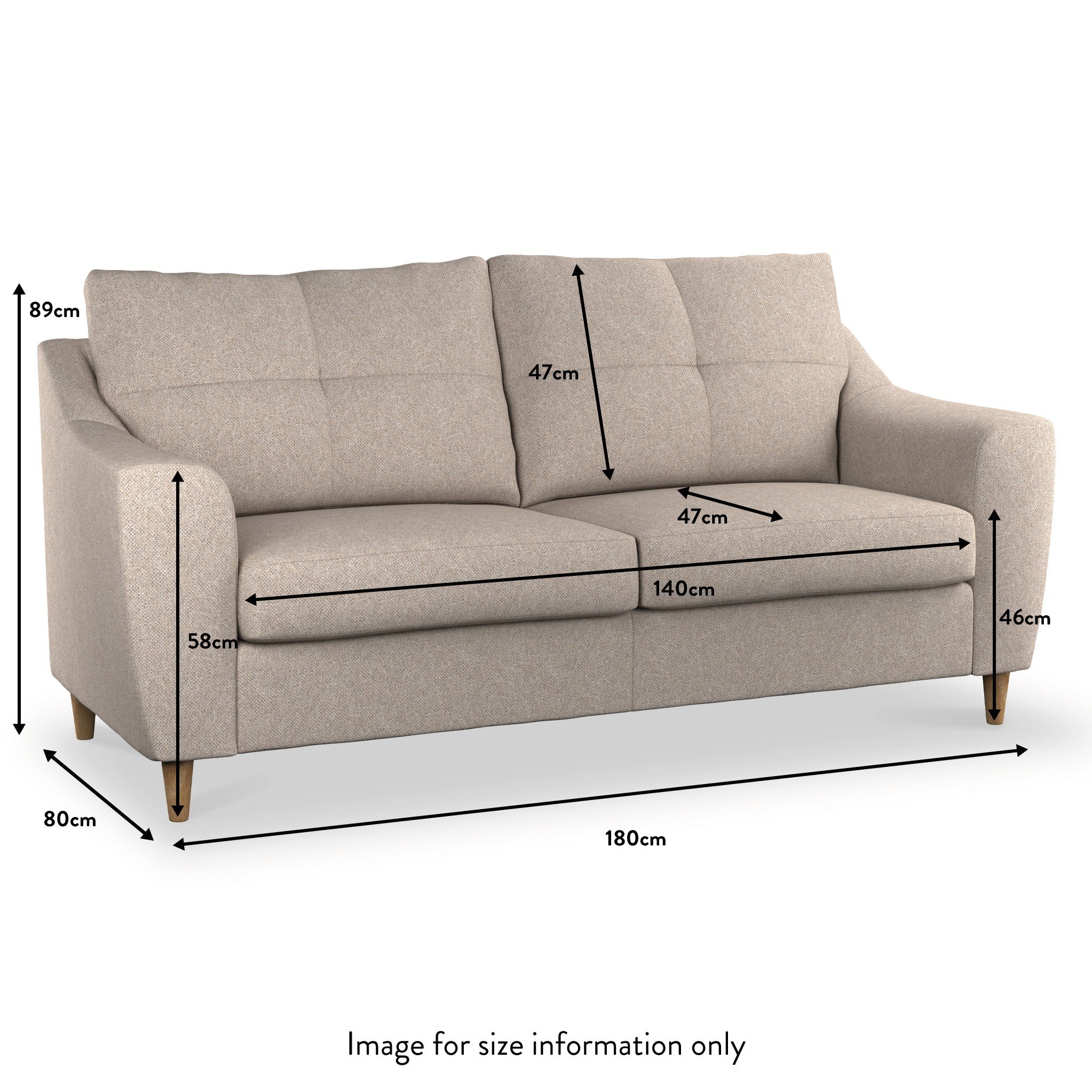 Justin 3 Seater Sofa