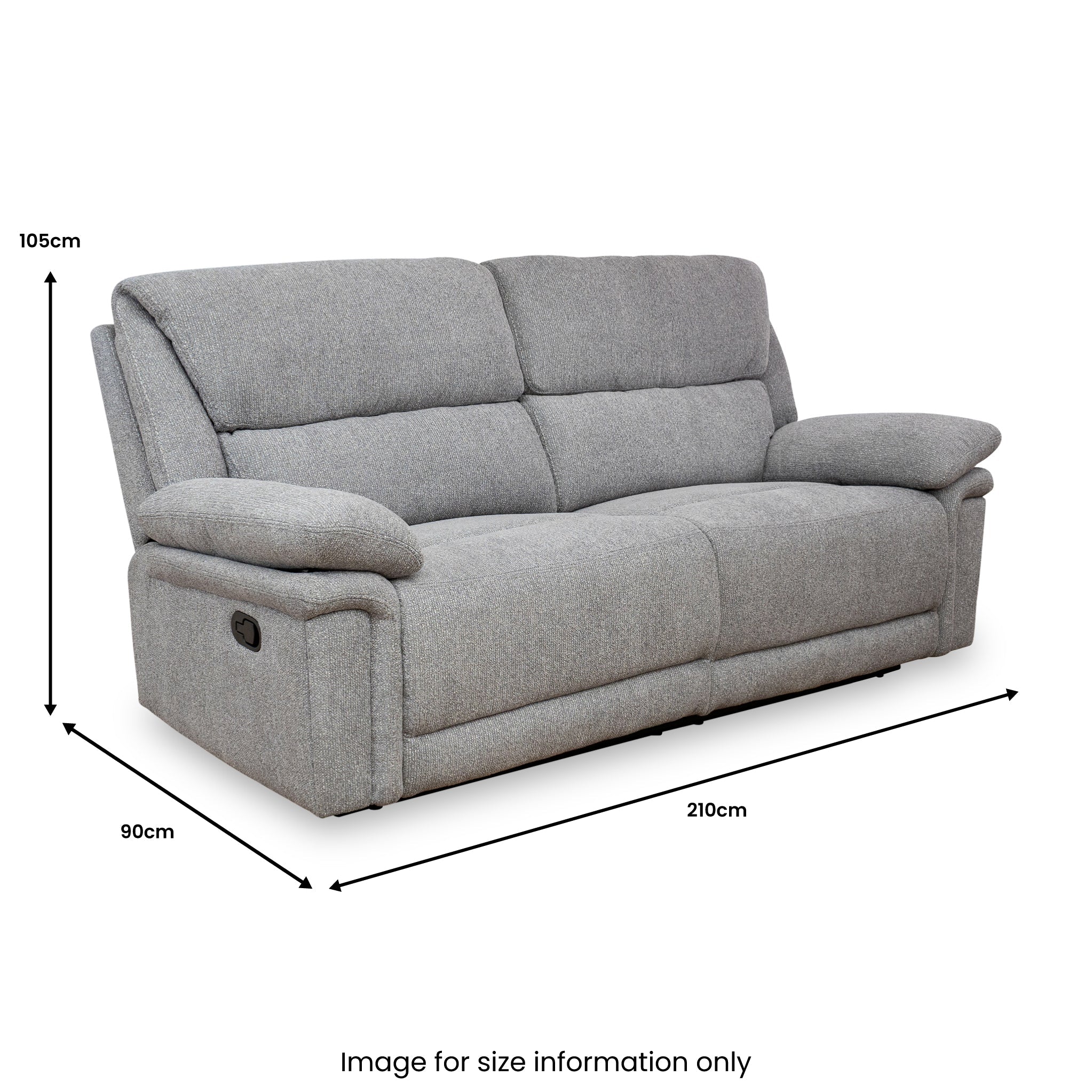 Fernsby 3 Seater Manual Recliner