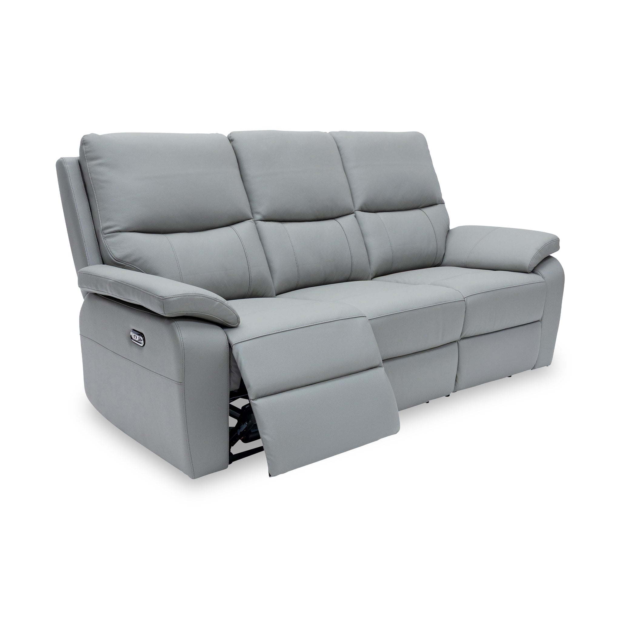 Oxley Leather 3 Seater Power Recliner
