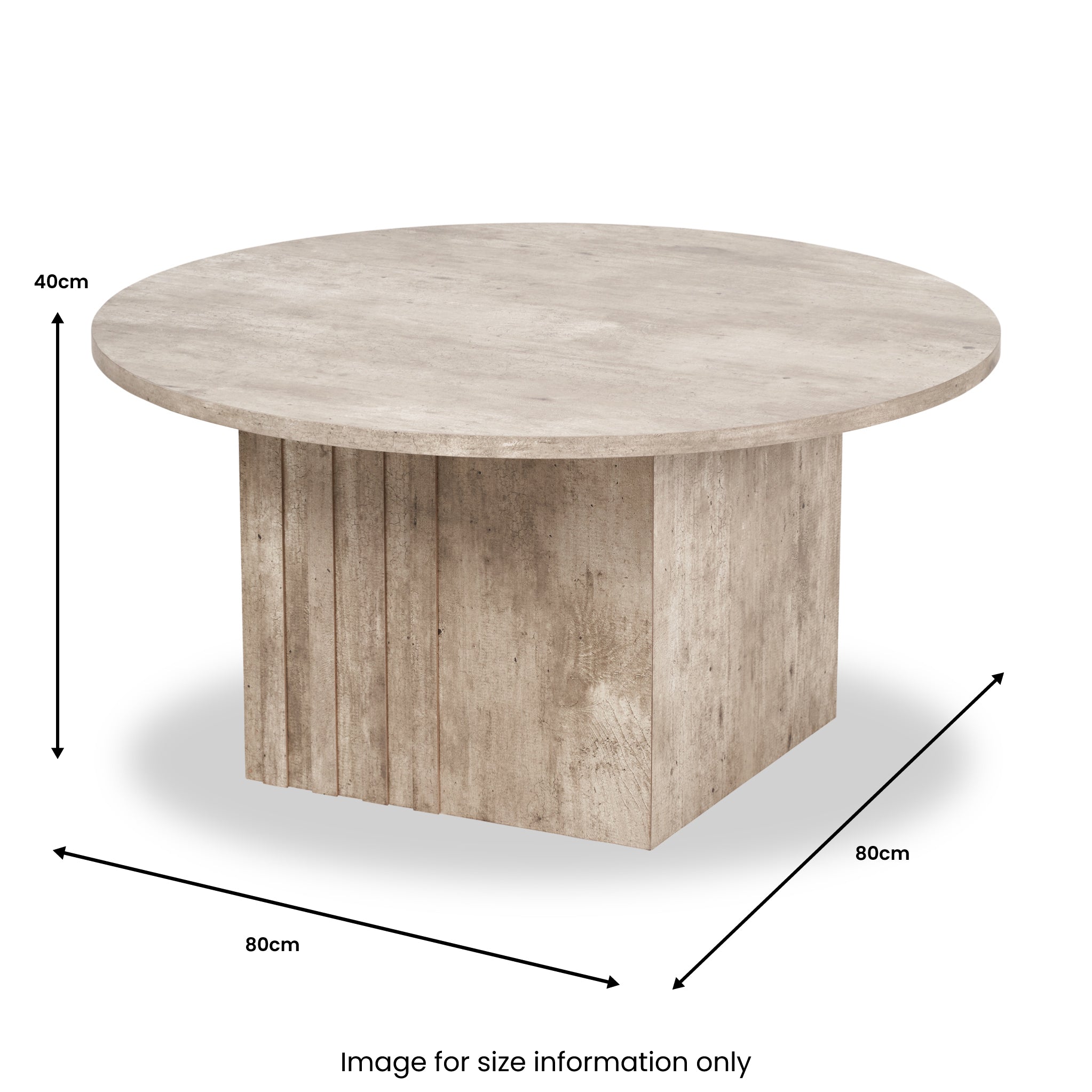 Elkton Concrete Effect Coffee Table