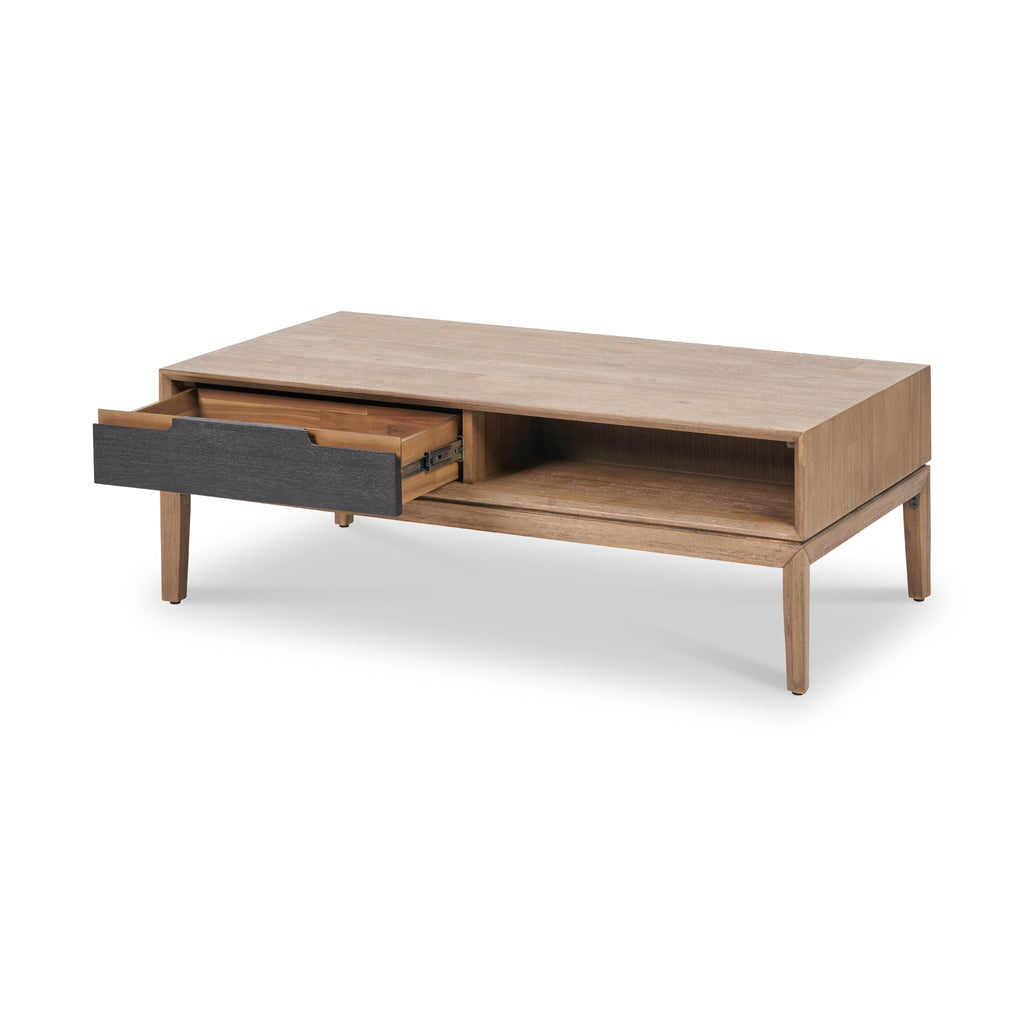 Gio Acacia 2 Drawer Coffee Table