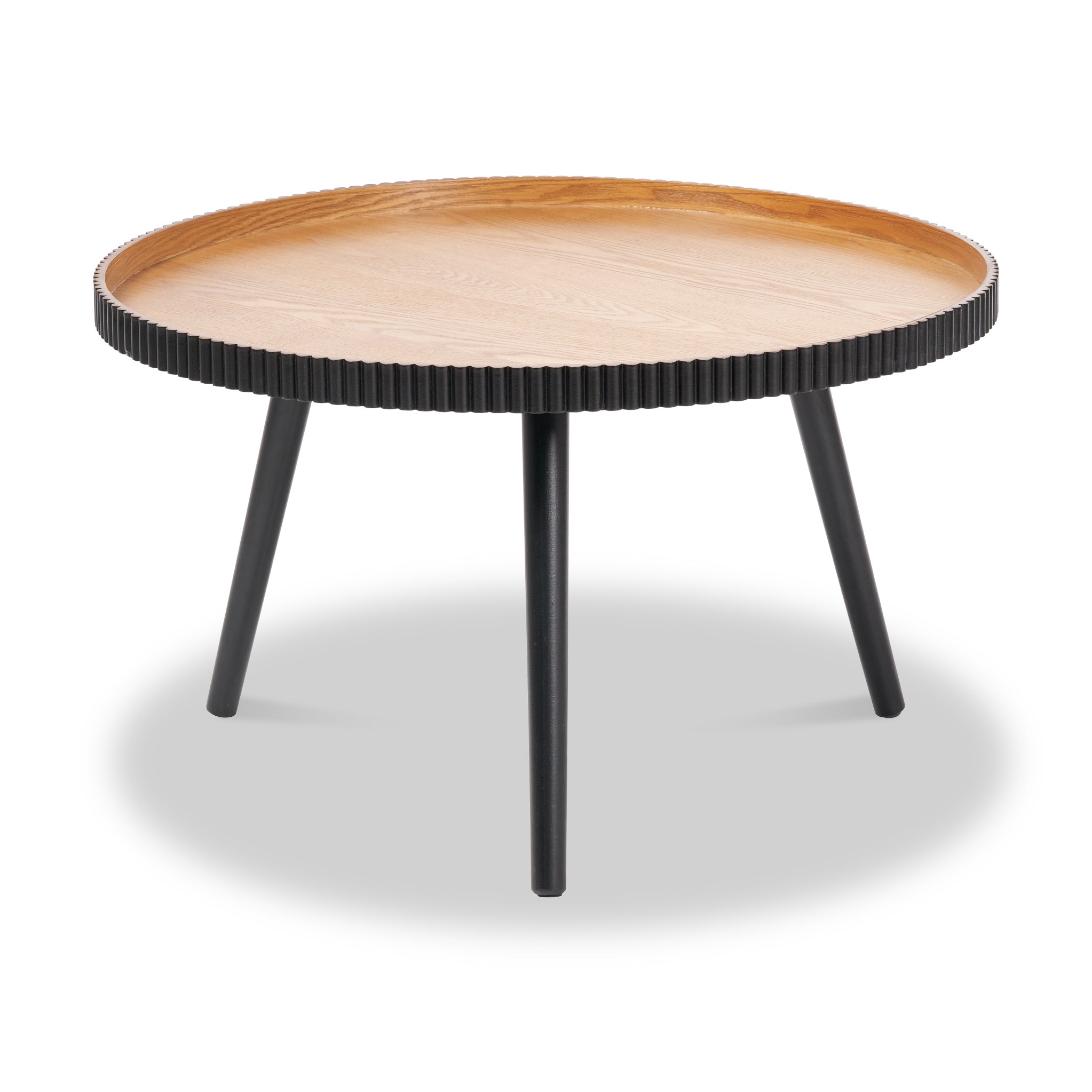 Hammond Pine Fluted Edge Coffee Table