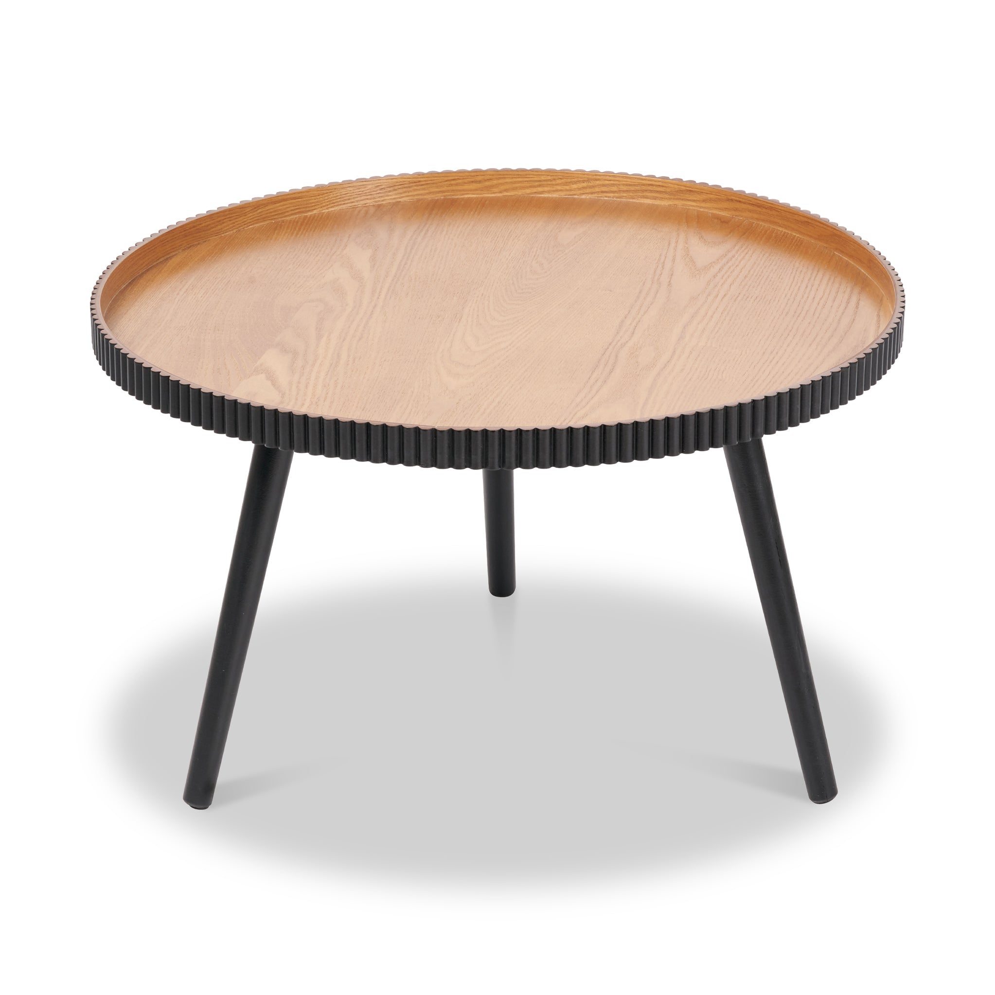 Hammond Pine Fluted Edge Coffee Table