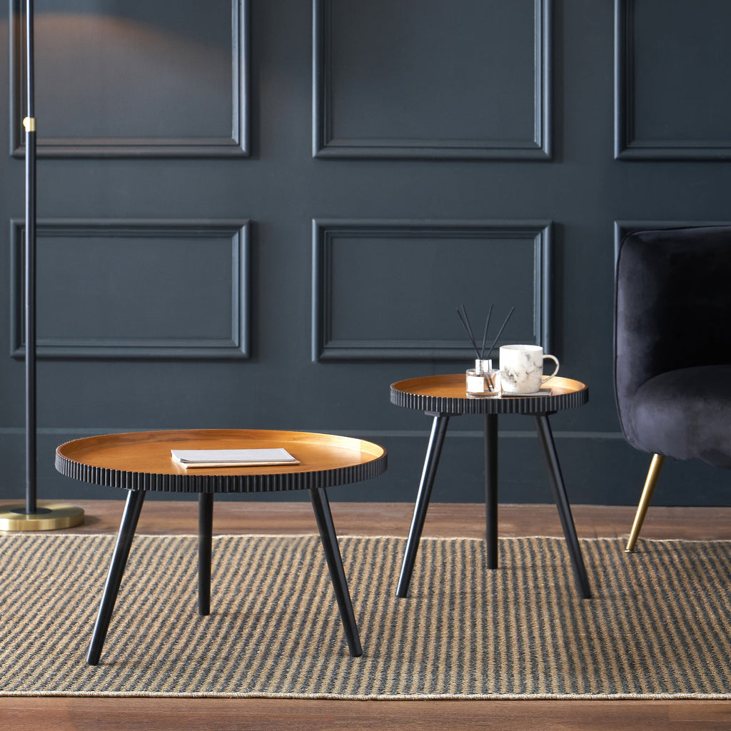 Hammond Pine Fluted Edge Coffee Table