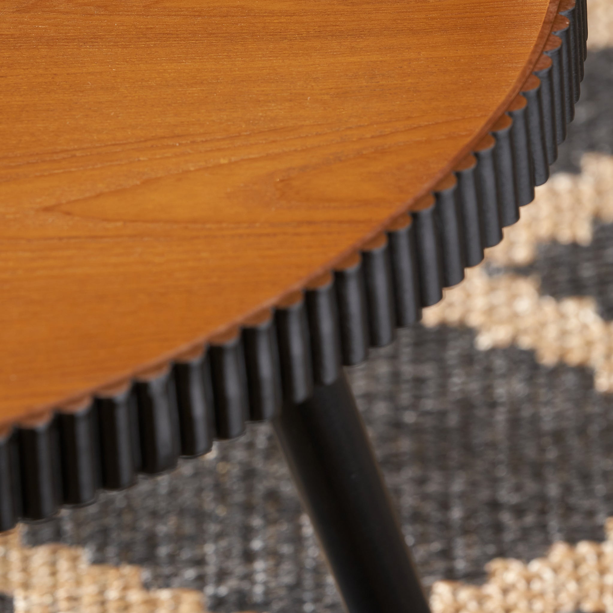 Hammond Pine Fluted Edge Coffee Table